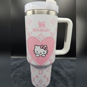 Stanley Pink and White Hello Kitty Mug